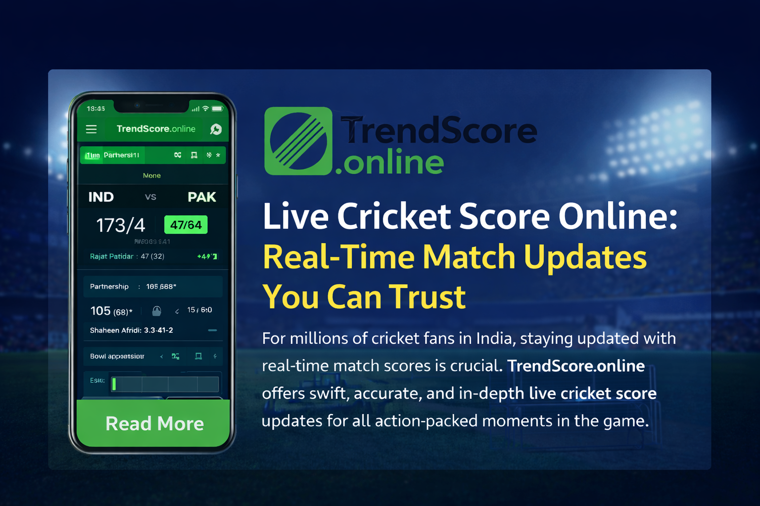 Read more about the article Live Cricket Score Online: Real-Time Match Updates You Can Trust